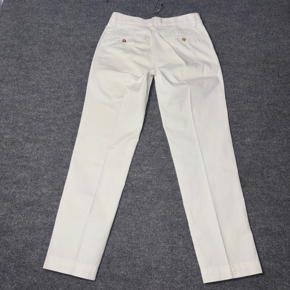 Polo Ralph Lauren Bedford Chino Mens 29/30 White Straight Fit Cotton Twill Pants - Picture 2 of 15